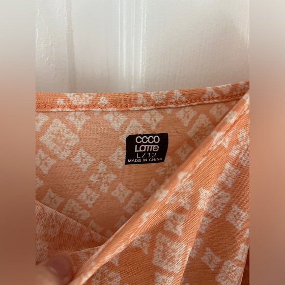 3/$20 Orange Summer Dress - Picture 3 of 4